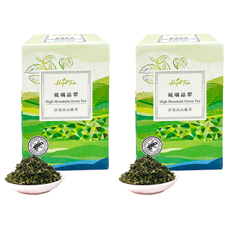 High Tea 伂橙 雲嶺高山綠茶 琉璃晶翠 高山茶, 10包, 2盒, 2.5g