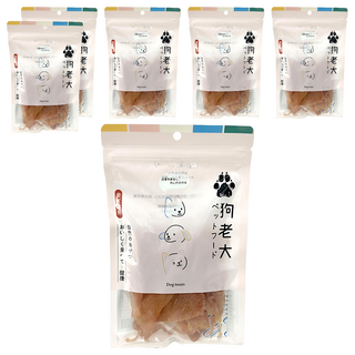 狗老大 寵物零食, 6包, 香軟雞胸肉片, 100g