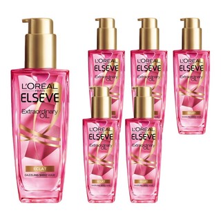 L'OREAL PARiS 巴黎萊雅 金緻護髮精油 玫瑰精華 100ml, 6瓶