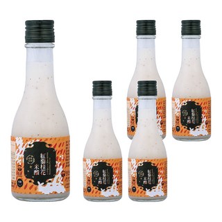 菇王 紅藜桂花米釀 200ml，嚴選台灣紅藜與圓糯米製成，不含化學添加物, 5瓶