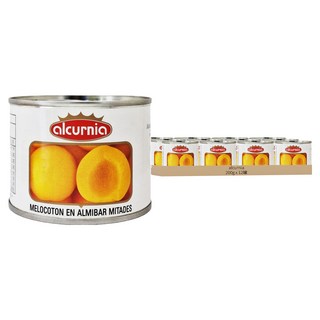 Alcurnia 西班牙水蜜桃, 3罐, 帶有微微咬勁的緊實果肉, 200g, 12罐