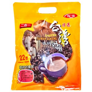祥溢 古坑 二合一咖啡, 12g, 22包, 1袋