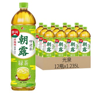 光泉 冷泡茶 朝露綠茶, 1.235L, 12瓶