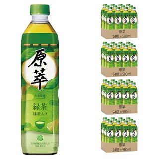 原萃 日式綠茶, 580ml, 96瓶