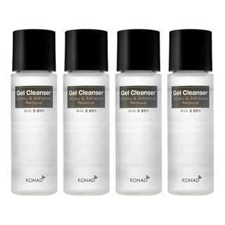 KONAD 凝膠專用清潔液 藍莓味 100ml - 溫和不傷手，含維生素E, 4瓶