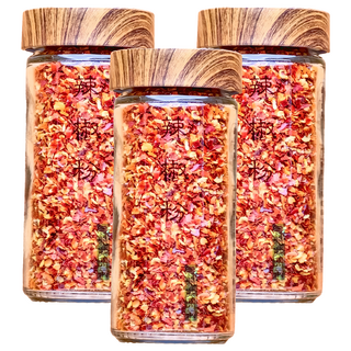 香料共和國 辣椒粉, 天然食材無添加，獨立瓶裝，為料理增添風味, 30g, 3瓶