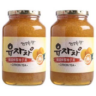 韓國蜂蜜柚子茶, 1kg, 1罐, 2罐