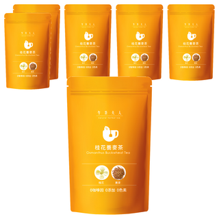 午茶夫人 桂花蕎麥茶 無咖啡因 SGS檢驗認證, 2.6g, 10包, 6袋