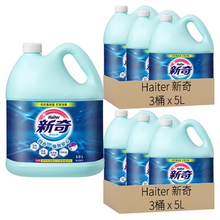 Haiter 新奇 台灣公司貨 漂白水, 5L, 6桶