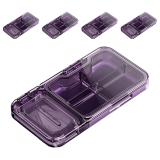 小麥購物 便攜切藥器 L1269 暗夜紫, 5個