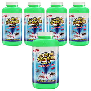 澄朗 百蟲寧 殺蟲粉劑 防治蟑螂、螞蟻、蜘蛛, 350g, 5瓶