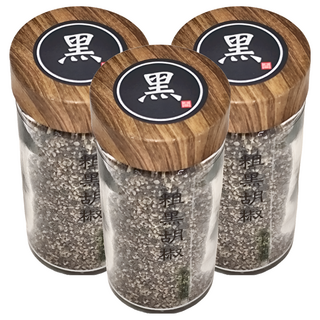 粗黑胡椒 100%黑胡椒, 50g, 3瓶