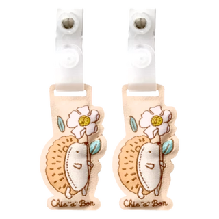 奇哥 Chic a Bon 高效能防蚊夾, 香茅精油 尤加利 檸檬桉, 100%聚酯纖維 ABS塑膠夾, 5x3cm 台灣製, 2個