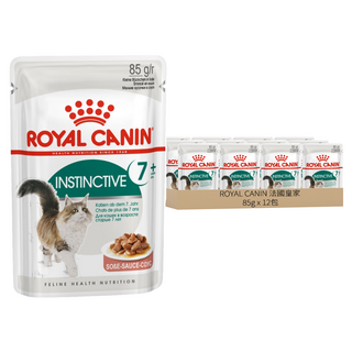 ROYAL CANIN 法國皇家 7歲以上成貓適用 理想體態貓主食濕糧, 85g, 12包
