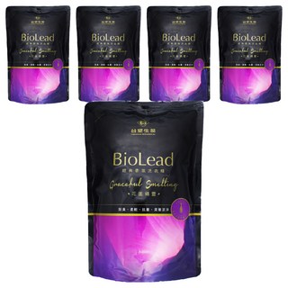 台塑生醫 BioLead 香氛洗衣精 花園精靈 補充包, 1.8kg, 5袋
