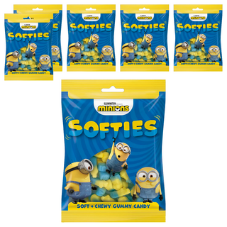 RAGOLDS 小小兵軟Q造型軟糖, 香蕉櫻桃風味, 大人小孩都愛, 175g, 6包