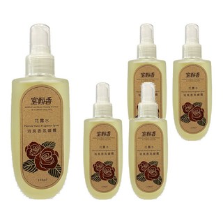 室翲香 消臭香氛噴霧, 花露水, 110ml, 5瓶