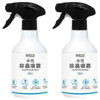 HUKUROU 福來朗 水性除蟲噴霧 500ml，14天長效作用, 2瓶