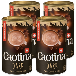 Caotina 可提娜 頂級瑞士黑巧克力粉, 500g, 1罐, 4罐