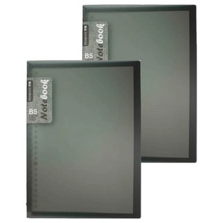 筆樂B5-26孔活頁筆記本60頁 E9362 灰色, 2本