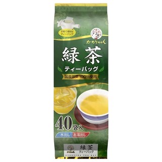 KAORICHAN 宇治森德 綠茶茶包 100%日本國產茶葉, 5g, 40包, 1袋