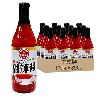 牛頭牌 泰式甜辣醬, 890g, 12瓶