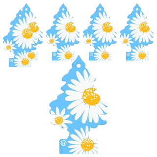 Little Trees 小樹香片 陽光雛菊, 香味持久自然, 認證成分安心使用, 時髦可愛造型, 7g, 6片