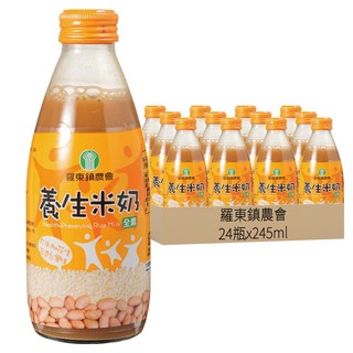 羅東鎮農會 養生米奶, 245ml, 24瓶