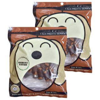 T.N.A. 悠遊鮮點 紐西蘭鮮鹿片佐蔬果雞柳 寵物零食 美味肉塊 低溫烘乾 無添加防腐劑 全犬種貓種適用, 170g, 2包