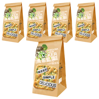 SUNFRIEND 奇亞籽青蔥藍藻餅乾, 180g, 5個