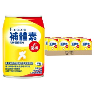 SMAD 補體素 優纖A+ 不甜 此商品無贈罐, 237ml, 24罐