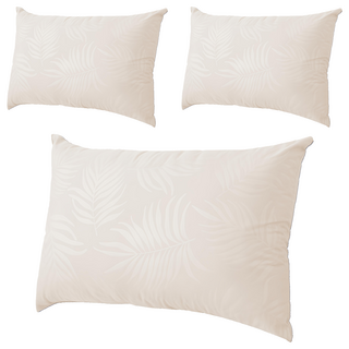 BUHO 布歐 可水洗舒眠抗菌機能枕 台灣製 74 x 45cm 暖米杏, 3個