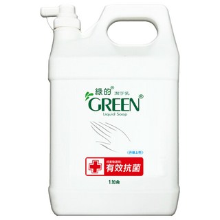 GREEN 綠的潔手乳 含PCA-NA保濕因子和羊毛脂 有效抗菌, 3800ml, 1桶