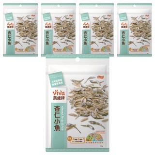 ViVa 萬歲牌 杏仁小魚 80g 鹹香酥脆, 5包