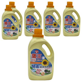KINGEAGLE 鷹王 酵素抗菌洗衣精 柔軟芳香 潔白清淨, 3.2L, 6桶