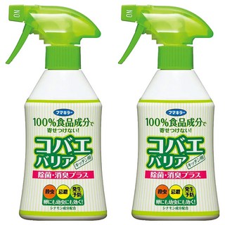 FUMAKILLA 福馬 果蠅防治噴霧 200ml 100%食品成分製成 驅除果蠅 抑制除臭 預防孳生, 2瓶