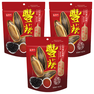 盛香珍 豐葵香瓜子 日月潭紅茶風味, 225g, 3包