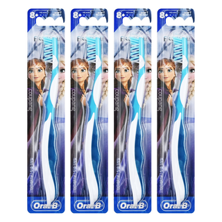 Oral-B 歐樂B 冰雪奇緣兒童牙刷 8歲以上, 顏色隨機, 1入, 4支