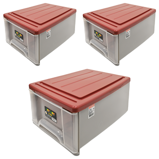 KEYWAY 聯府 抽屜式整理箱 35L, 顏色隨機, 3個