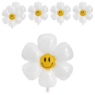 笑臉小雛菊氣球，71cm*71cm, 笑臉小雛菊, 6個