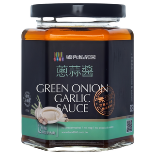 毓秀私房醬 蔥蒜醬, 黃金葱油爆香, 宜蘭三星蔥, 無添加防腐劑, 250g, 1罐