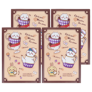 吉伊卡哇午茶趣 l型 A5資料夾 可愛卡通文件收納, 4個