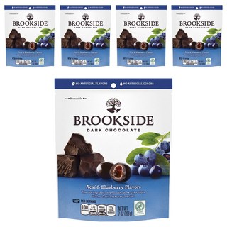BROOKSIDE 巴西莓藍莓口味黑巧克力 酸甜果汁軟餡 7 oz, 198g, 5包