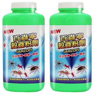 澄朗 百蟲寧 殺蟲粉劑, 防治蟑螂、螞蟻、蜘蛛, 350g, 2瓶