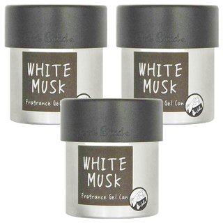 John's Blend 香氛凝膠罐 85g, 白麝香, 3罐