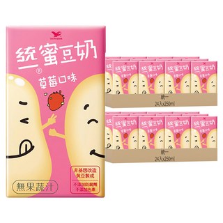 統一 蜜豆奶 草莓口味, 250ml, 48入