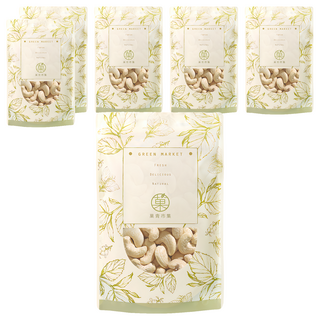 GreenMarket 菓青市集 原味生腰果/堅果 230g x 6包 健康零食 天然無添加 口感香甜酥脆