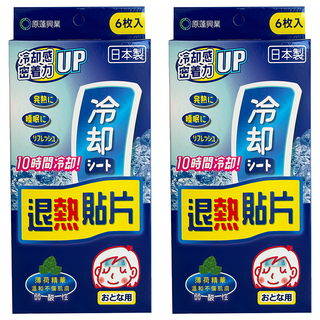 原薘 守護神退熱貼片 12 x 5cm, 6片, 2盒