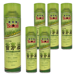 BlackPearl 黑珍珠 香茅油 600ml, 1入, 6瓶