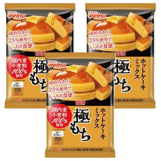 welna 日清製粉 極致濃郁鬆餅粉, 日本原裝進口, 輕鬆簡單做出蓬鬆鬆餅, 480g, 3包
